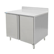GSW USA CTD-P2436S Work Table Cabinet Base With Sliding Doors 36"W X 24"D X 35"H