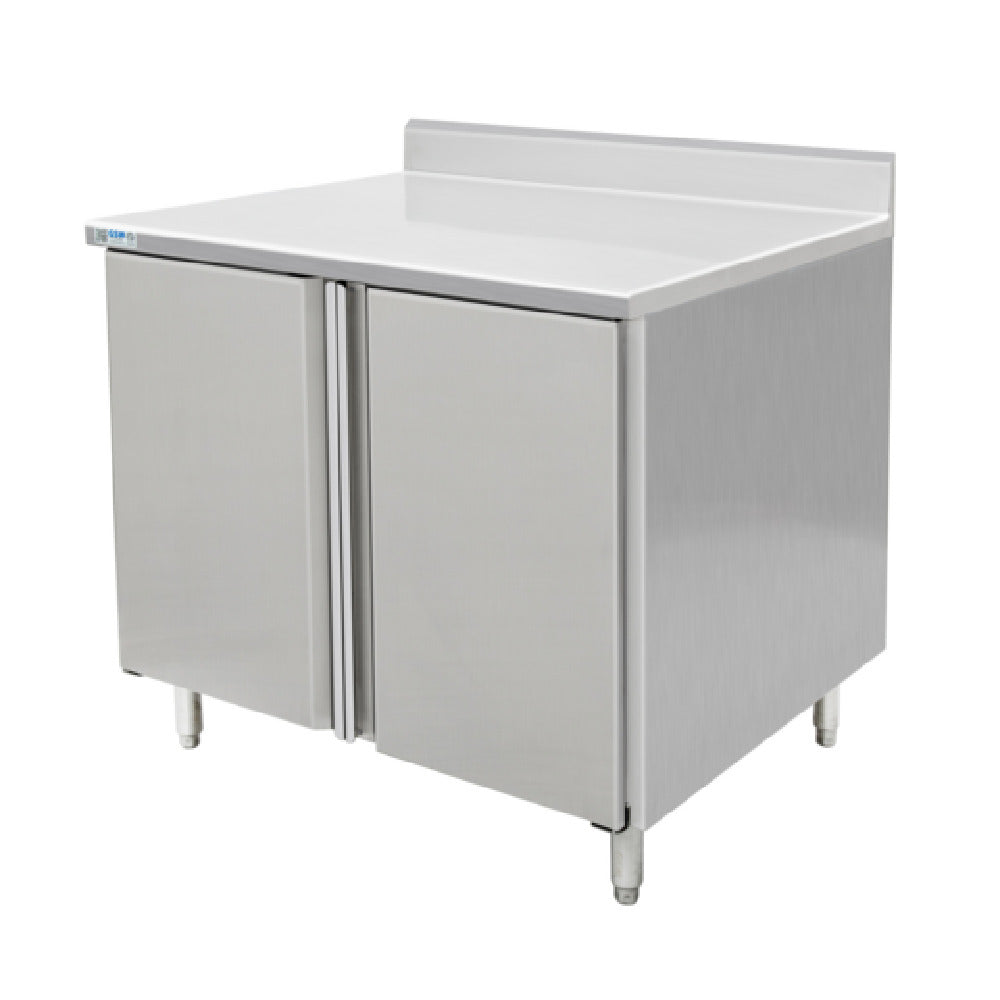 GSW USA CTD-P3072S Work Table Cabinet Base With Sliding Doors 72"W X 30"D X 35"H