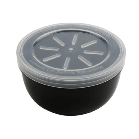 GET Enterprises EC-23-2X-BK/CL G.E.T Soup Container 12 Oz. (14 Oz Rim Full) 4-3/8" Top Dia. X 2.3"H