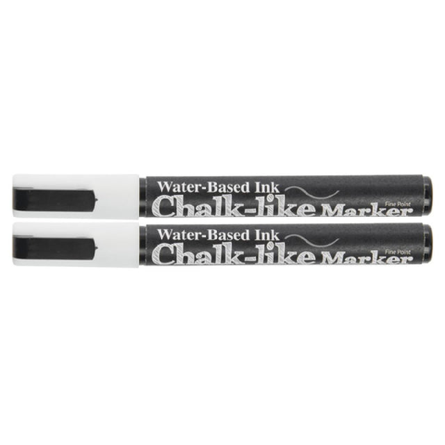 Hubert 11751 - Chalk-Like Marker Set, 2-piece, Fine Point
