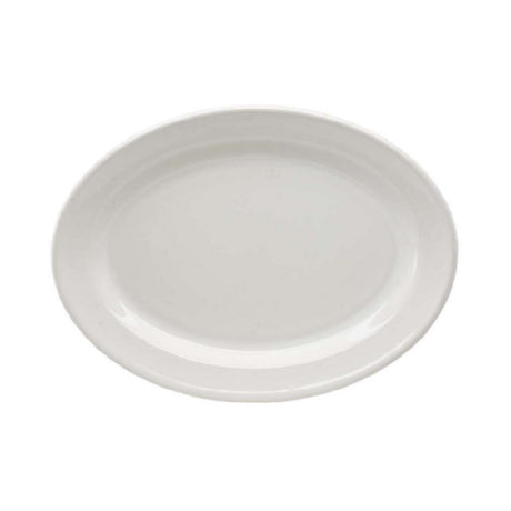 Arc Cardinal FP846 Santa Anita Glacial Oval Platter 10-5/8"L