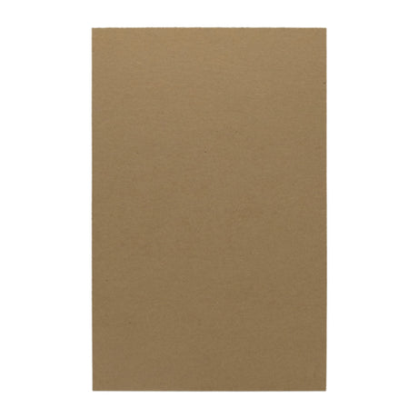 Risch CHIP 11X17 11 X 17 Brown And Rigid Hardboard Menu Stiffener Made For All Clear Vinyl And Deluxe Sewn Menu Covers