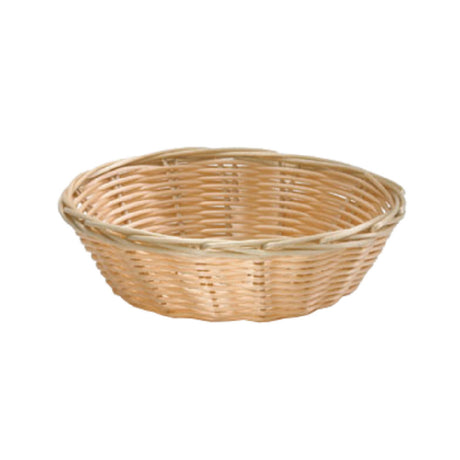 Tablecraft 1177W Basket 7" Dia. X 2"H Round