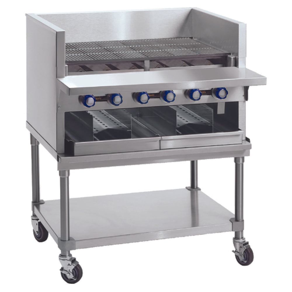 Imperial IABA-48_LP Smoke Broiler Gas Countertop