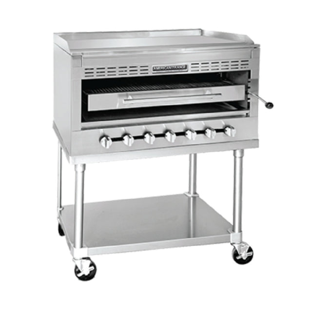 American Range HD36-RGBSH_NAT - Radiant Steakhouse Griddle/Broiler, Gas, 36" Wide Cooking Surface