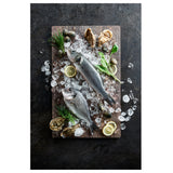 Bauscher Hepp TRW9914 - Rustic Wood Collection Platter, GN 1/4 Size, 10-1/2"L X 6-1/2"W X 1/2"H