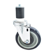 BK Resources 5SS-3RA-PLY - Swivel Caster, 1-1/2" Expanding Stem, 5" Polyolefin Wheel