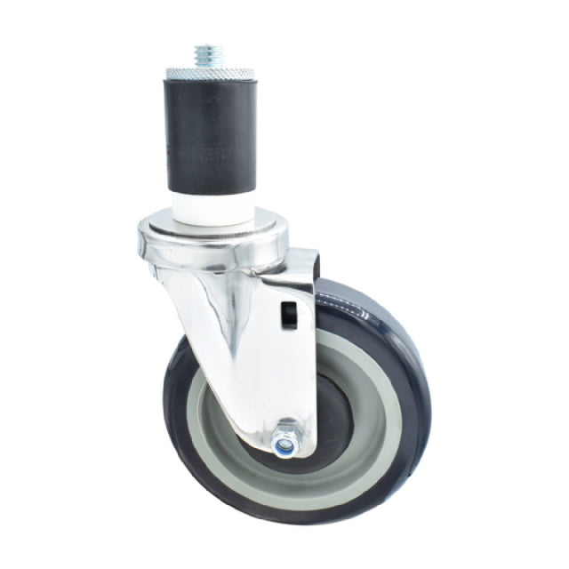 BK Resources 5SS-3RA-PLY - Swivel Caster, 1-1/2" Expanding Stem, 5" Polyolefin Wheel