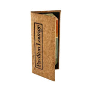 Menu Solutions CO640B Menu Cover Holds 5-1/2" X 11" Inserts Triple Panel Booklet With 4 Views