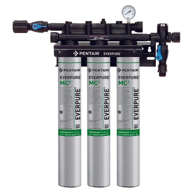 Everpure EV927503 QC7I Water Filtration System QC7I Triple MC² Triple