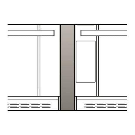 UNOX XUC169 Side-by-side Positioning Kit The Kit Contains All The Necessary Elements For The Correct Installation And Side-by-side Positioning Of 2 Ovens.