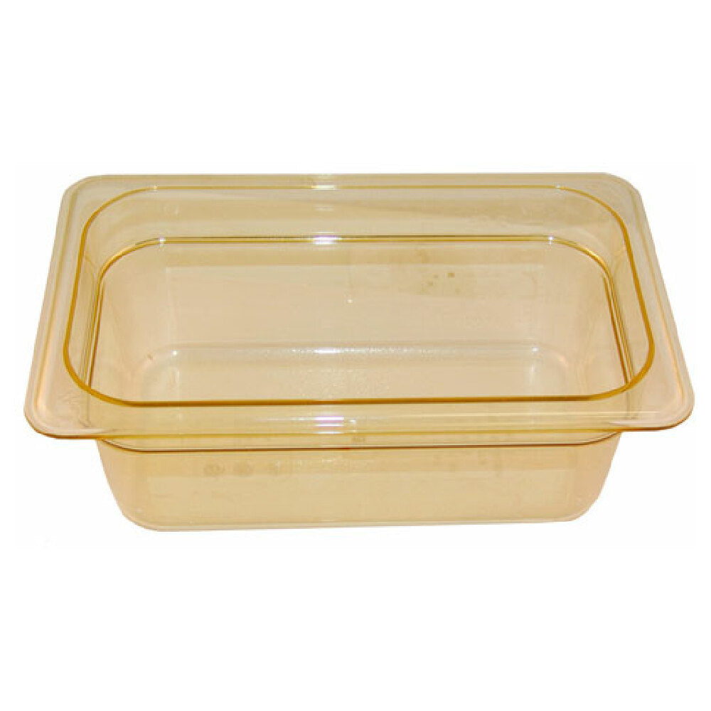 Cambro 44HP-150 1/4 Size Food Pan Amber High Heat