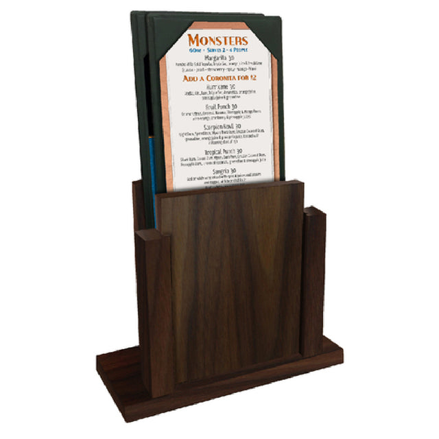 Menu Solutions WDMS-RI_MANDARIN Menu Holder 4" X 6" Menu Insert Includes Sheet Protector