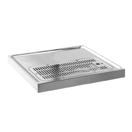 Perlick 43839SS Platform Drip Tray Trough Surface Mount 16"W X 16"D