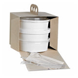 PacknWood 210CDP177 - Buckaty "Brass Knuckles" Takeout Lunch Box, 6.9" X 6.9" X 5.9"