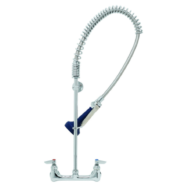 T&S Brass B-0133-CR-B08 EasyInstall Pre-Rinse Unit 8" Wall Mount 44" Flex Hose