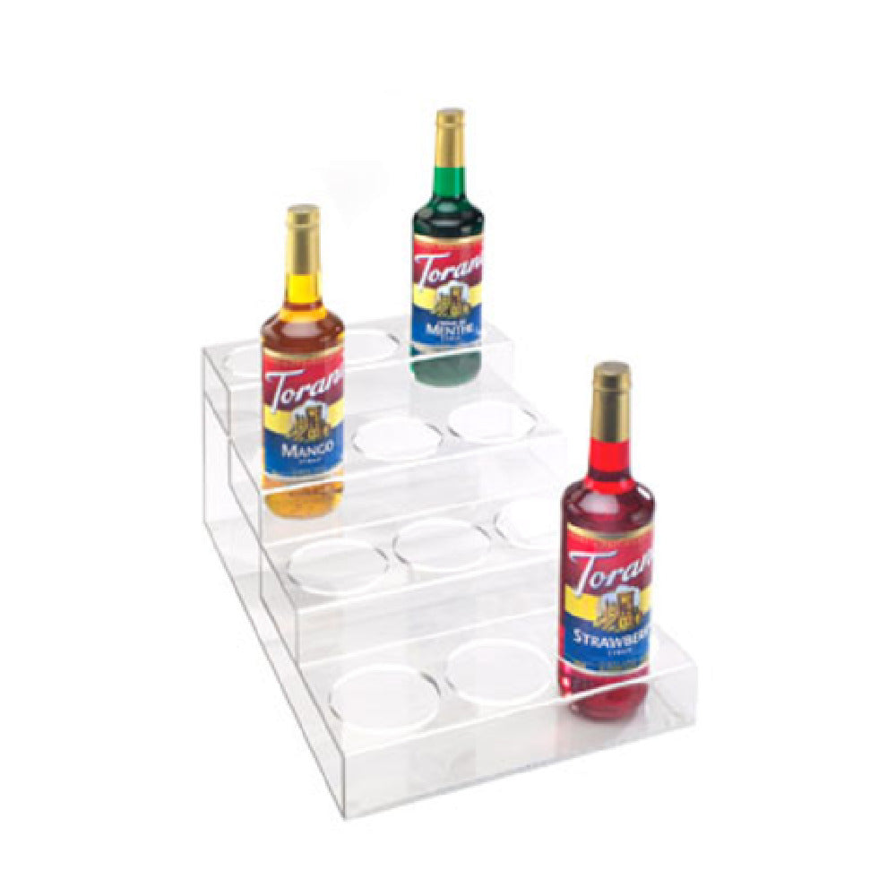 Cal Mil P297 Bottle Organizer 12"W X 19-1/2"D X 8-1/4"H 4-tier