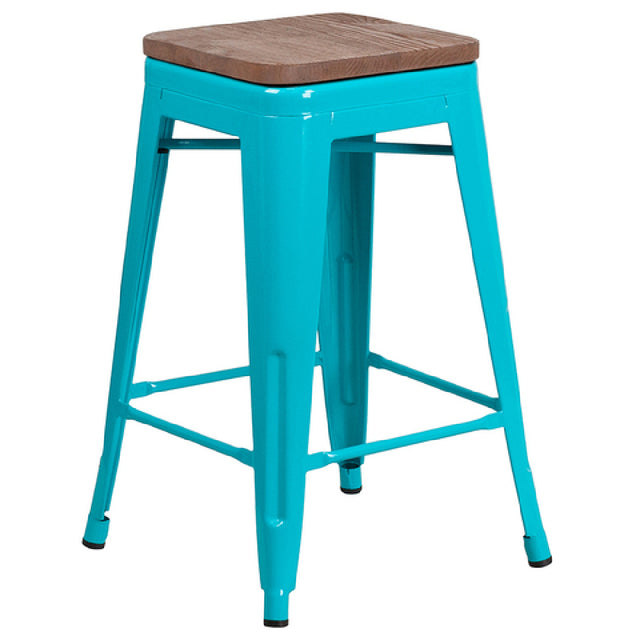 Flash Furniture ET-BT3503-24-CB-WD-GG Bar Stool 500 Lb. Weight Capacity Counter Height