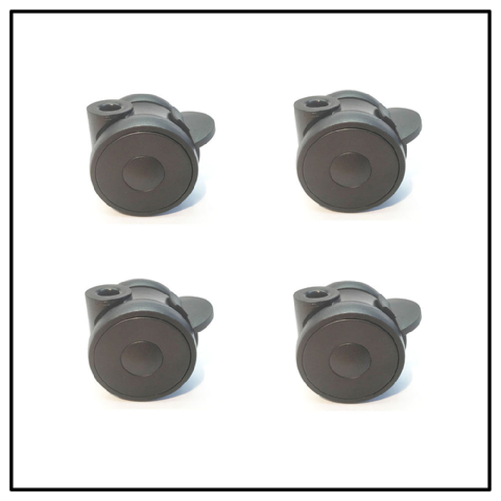 Bauscher Hepp VE-11715 - Venta® 4 X Castor Ø 50 Mm, Polyamide, Color: Black