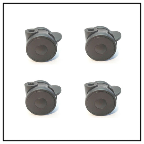 Bauscher Hepp VE-11715 - Venta® 4 X Castor Ø 50 Mm, Polyamide, Color: Black