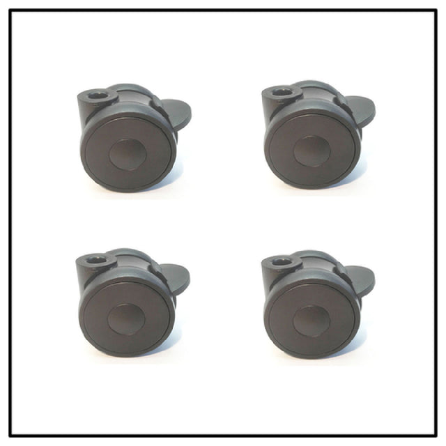 Bauscher Hepp VE-11715 - Venta® 4 X Castor Ø 50 Mm, Polyamide, Color: Black