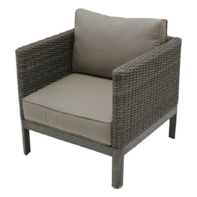 Plantation Prestige Commercial Furniture 8560600-0140432 Santa Cruz Lounge Chair 31-1/2"W X 30-7/10"D X 28"H