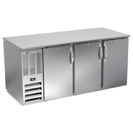 Beverage Air BB72HC-PT-S - Refrigerated Back Bar Pass-Thru Storage Cabinet, Three-section