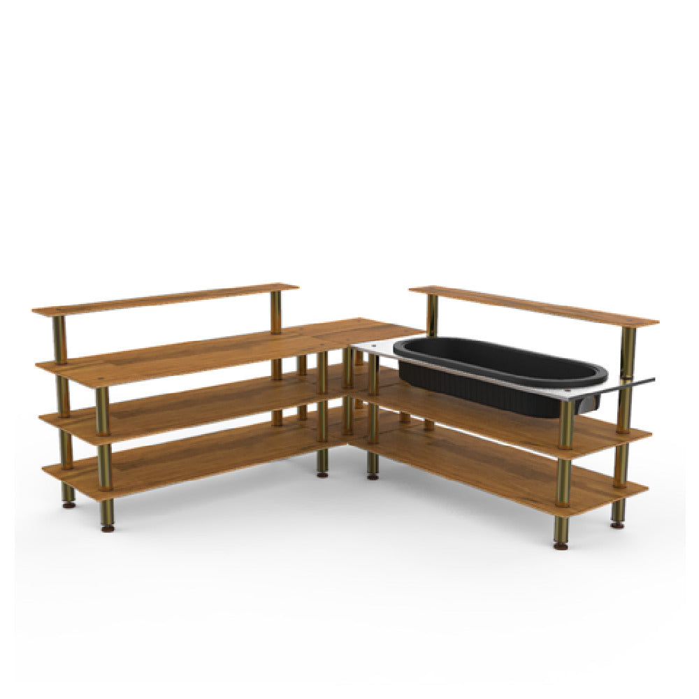 Steelite MGCMLB01BBXF - Cooling Corner Station, 100.5" X 100.5" X 47.5", Modular