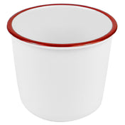 Bauscher Hepp TREW7610 - Enamelware Collection French Fry Pot, 13-1/2 Oz., 4" Dia. X 3-1/4"H