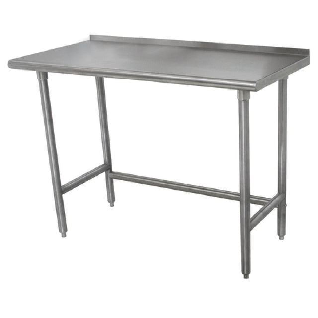 Advance Tabco TSFLAG-242-X Special Value Work Table 24"W X 24"D 16 Gauge 430 Stainless Steel Top With 1-1/2"H Rear Up-turn