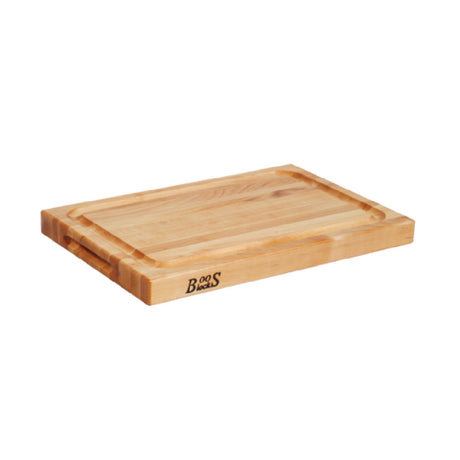 John Boos BBQBD Professional Cutting Board 18"W X 12"D X 1-1/2" Thick Edge Grain Construction