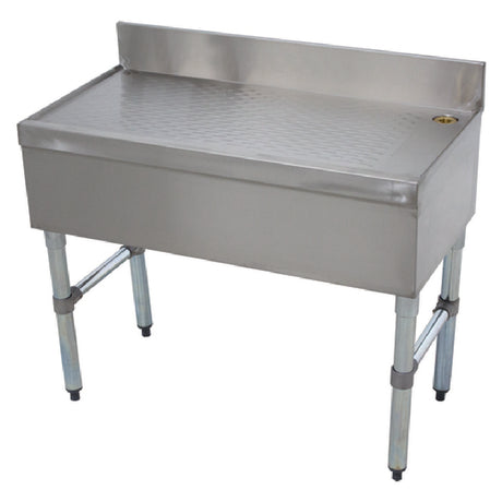 Advance Tabco SLD-3-X Special Value Bar Type Drainboard Modular Design 36"W X 18"D X 33"H