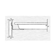 Continental Refrigerator 50-P008A Pan Slide Assembly Full Section For 18 X 26 Or (2) 18 X 14 Pans On 3" Centers