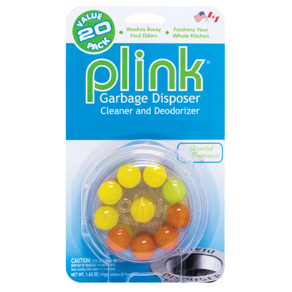 Harold Import Co. 9013 Summit Brands Plink® Garbage Disposal Cleaner/Deodorizer Breaks Up Food & Fat Particles