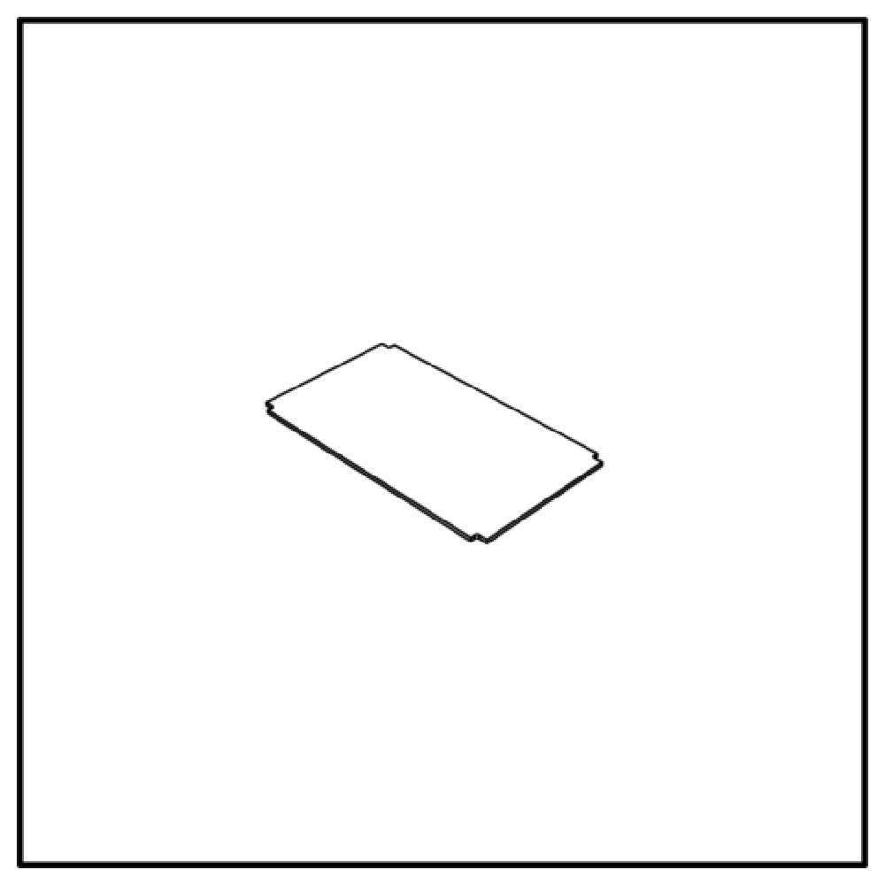 Bauscher Hepp VE-50026 - Venta® 1 X Shelf LOW STAGE_50_XS (underside = No Metal Part)
