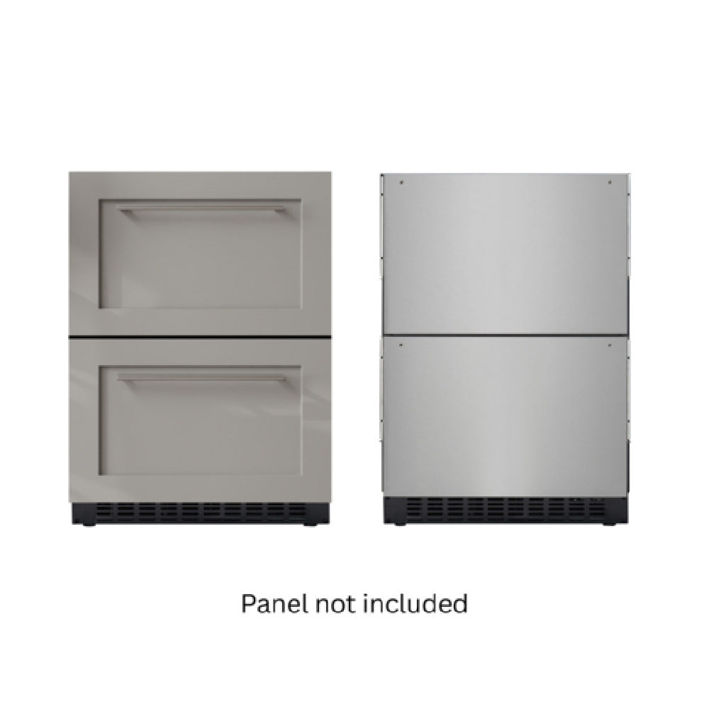 Koolmore KM-BIR1D1F-PR KoolMore Panel Ready Drawer Refrigerator And Freezer 23.20"W X 23.40"D X 33.90"H