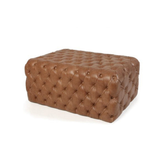 QA Group QALS-U375 Ottoman Pouf Upholstered With Tufting Fully Customizable Commercial-grade Furniture Item.