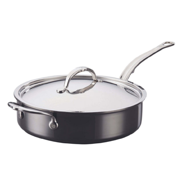 JB Prince S495 30 - Hestan Nanobond Sauté Pan, 5.0qt., Covered