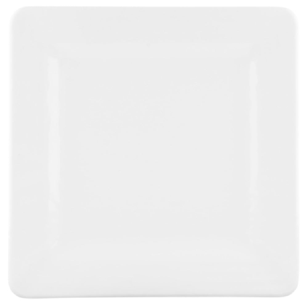 Elite Global Solutions D7SQRR-W Plate 7" X 1/2"H Square