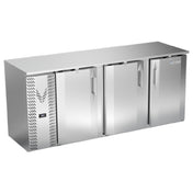 Victory VBBN78HC-S - Back Bar Refrigerator, Two-section, 78"W X 26-1/8"D X 34"H
