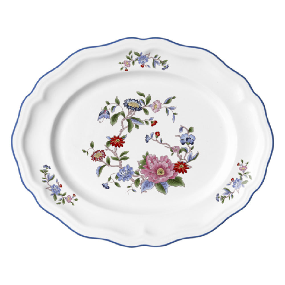 Steelite 62562FP817 Oval Platter 13.0" X 10.5" X 1.0" Adelina