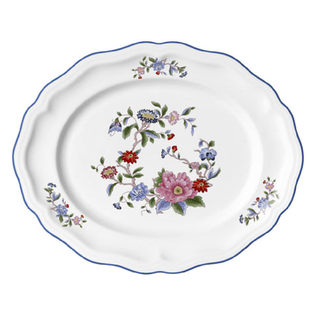 Steelite 62562FP817 Oval Platter 13.0" X 10.5" X 1.0" Adelina