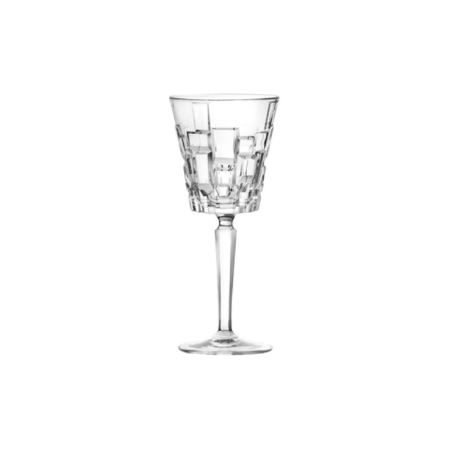 Steelite 667RCR328 Goblet Glass 6.75 Oz. (H 7-1/4" M 3-1/8" T 3-1/4" B 2-3/4") EcoCrystal