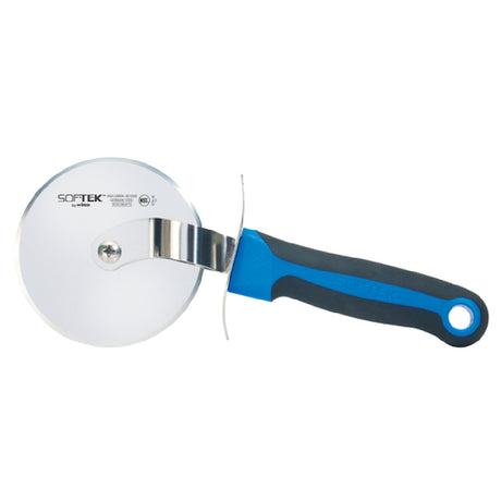 Winco KSTK-40 Pizza Cutter 4" Dia. Blade Softek™ Handle