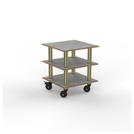 Steelite MGCMLX03GBXH - Modular Classic Small Unit Grey Brushed Brass Heavy, 29.5" X 29.5" X 35.0"