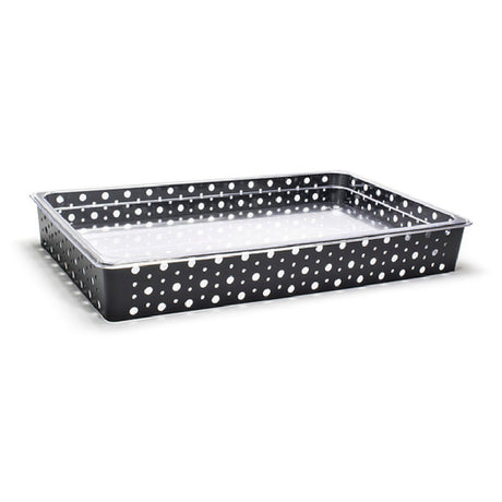 FOH BHO071BKI20 Full Size Dots Housing/Pan Set Shallow Matte Black Includes One BHO066BKI20 Full Size Dots Housing Shallow Matte Black