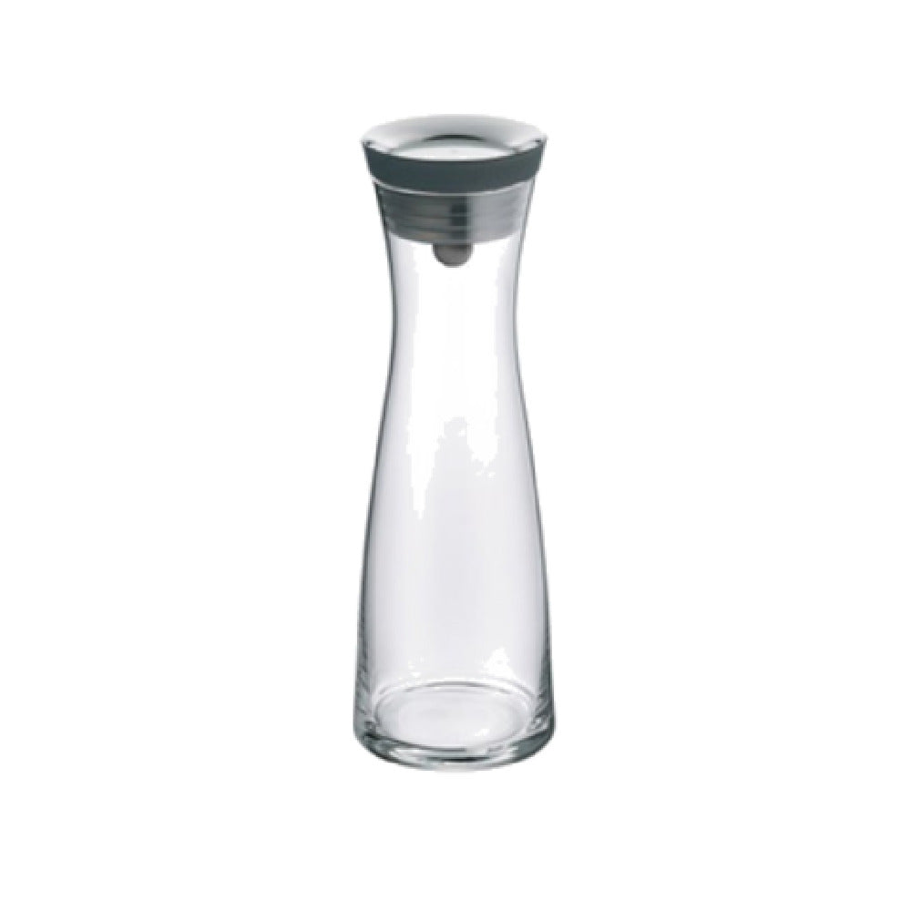 Bauscher Hepp 06.1772.6040 - Water Decanter, 50.72 Oz., 18/10 Stainless Steel Close Up Lid With Black Ring