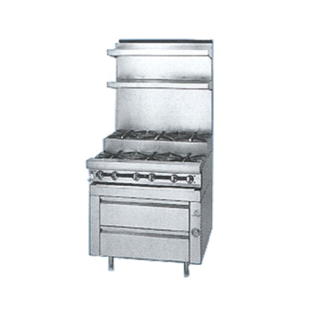 Jade Range JMRHE-4-4_NAT Titan™ Heavy Duty Range Gas 48"