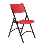 National Public Seating 640 NPS® 600 Series Heavy Duty Plastic Folding Chair Indoor/outdoor