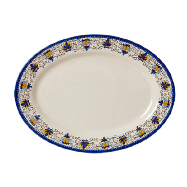 GET Enterprises OP-618-SL Santa Lucia™ Platter 18" X 13-1/2" Oval